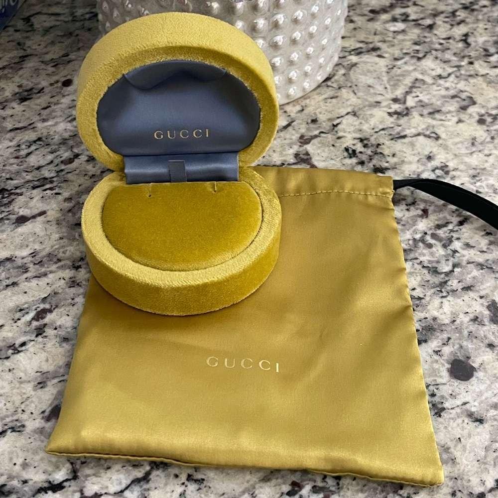 Gucci earring box bag hold authentic empty